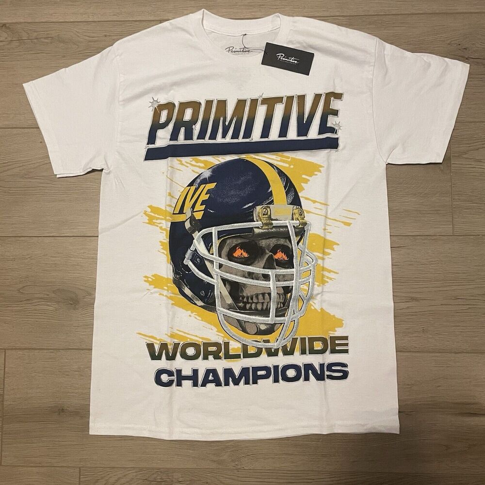 Size XL - Primitive Skateboarding World Champions Tee White (NEW WITH TAGS)